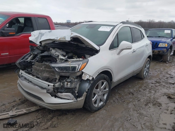 2019 Buick Encore Essence with VIN KL4CJCSM2KB734927, listed as a IAAI auction lot 41470478 with 137,459 mi miles. Bid and sale history available at carsss.com. Image 17.