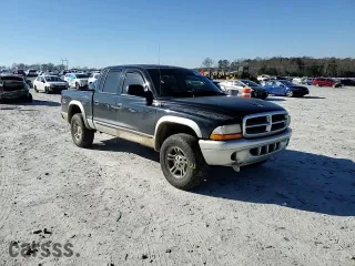 2003 Dodge Dakota SLT with VIN 1D7HG48N73S314474, listed as a Copart auction lot 86333714 with 308,006 mi miles and Salvage Title. Bid and sale history available at carsss.com. Image 10.