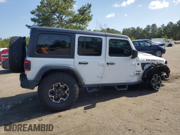 2020 Jeep Wrangler Unlimited Recon with VIN 1C4HJXFN2LW253771, listed as a Copart auction lot 54837675 with 98,935 mi miles and Salvage title. Bid and sale history available at DreamBid. Image 3.