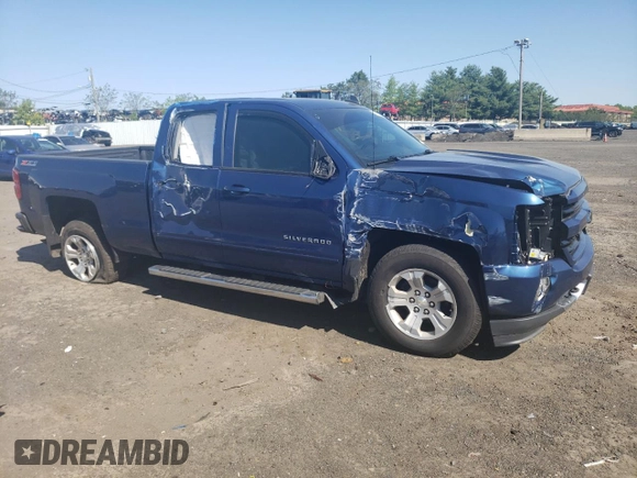2017 Chevrolet Silverado 1500 LT with VIN 1GCVKREC2HZ372079, listed as a Copart auction lot 55375635 with 84,762 mi miles and Salvage Title. Bid and sale history available at DreamBid. Image 4.