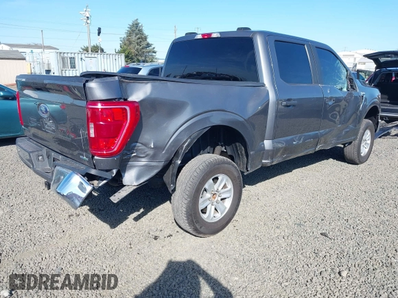 2021 Ford F-150 XL with VIN 1FTFW1E86MKD57397, listed as a IAAI auction lot 42174774 with 59,227 mi miles and . Bid and sale history available at DreamBid. Image 4.