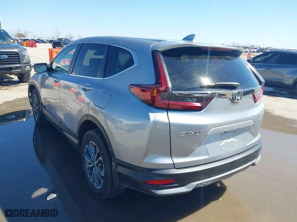 2022 Honda CR-V EX with VIN 2HKRW2H53NH632566, listed as a IAAI auction lot 41666995 with 34,145 mi miles. Bid and sale history available at carsss.com. Image 3.