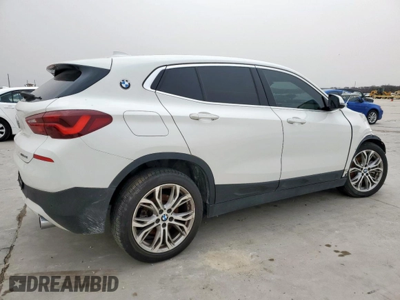 2022 BMW X2 xDrive28i with VIN WBXYJ1C02N5U07106, listed as a Copart auction lot 48243575 with 65,140 mi miles and Clean Title. Bid and sale history available at carsss.com. Image 3.