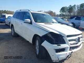 2013 Mercedes-Benz GL-Class GL 450 with VIN 4JGDF7CEXDA239261, listed as a IAAI auction lot 41830223 with 136,880 mi miles. Bid and sale history available at carsss.com. Image 1.