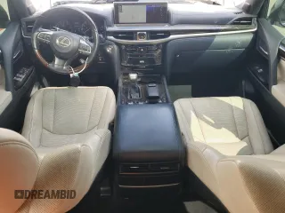 2020 Lexus LX 570 with VIN JTJDY7AX6L4332372, listed as a Copart auction lot 57315675 with 132,418 mi miles and Salvage title. Bid and sale history available at DreamBid. Image 8.
