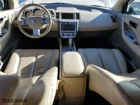 2003 Nissan Murano SL with VIN JN8AZ08W23W223231, listed as a Copart auction lot 88896735 with 142,580 mi miles and Salvage Title. Bid and sale history available at carsss.com. Image 8.