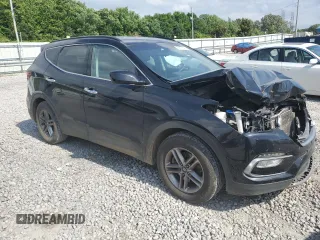 2017 Hyundai Santa Fe 2.4L with VIN 5NMZU3LB3HH011340, listed as a Copart auction lot 59177895 with 162,679 mi miles and Salvage title. Bid and sale history available at DreamBid. Image 4.