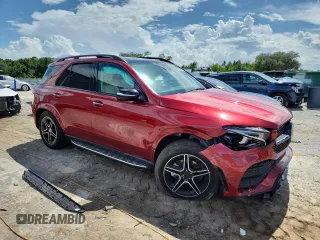 2021 Mercedes-Benz GLE 350 with VIN 4JGFB4KB6MA444697, listed as a Copart auction lot 63229195 with 58,566 mi miles and Non repairable. Bid and sale history available at DreamBid. Image 4.