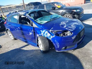 2014 Ford Focus ST with VIN 1FADP3L96EL374584, listed as a IAAI auction lot 41644629 with 90,607 mi miles and . Bid and sale history available at carsss.com. Image 1.
