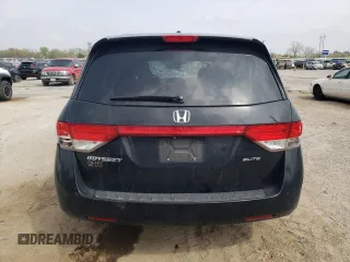 2014 Honda Odyssey Touring with VIN 5FNRL5H96EB088401, listed as a Copart auction lot 51332365 with 167,710 mi miles and Salvage Title. Bid and sale history available at carsss.com. Image 6.