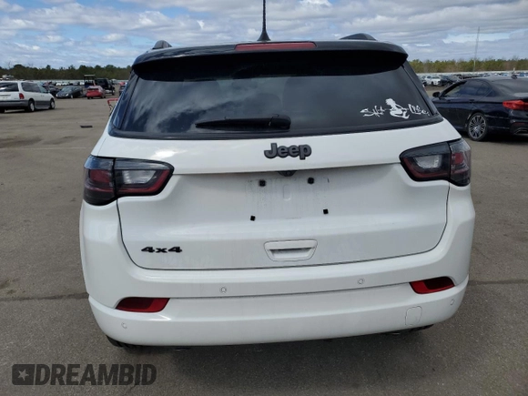 2023 Jeep Compass Limited with VIN 3C4NJDCN3PT552039, listed as a Copart auction lot 52554215 with 11,182 mi miles and Salvage Title. Bid and sale history available at DreamBid. Image 6.