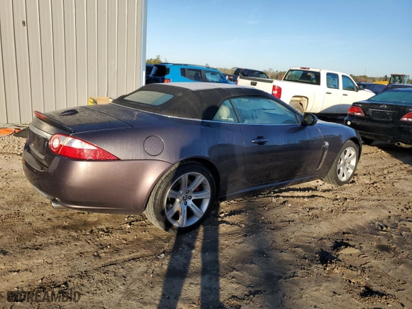 2008 Jaguar XK with VIN SAJWA44B485B23961, listed as a Copart auction lot 84052674 with 209,719 mi miles and Salvage Title. Bid and sale history available at carsss.com. Image 3.