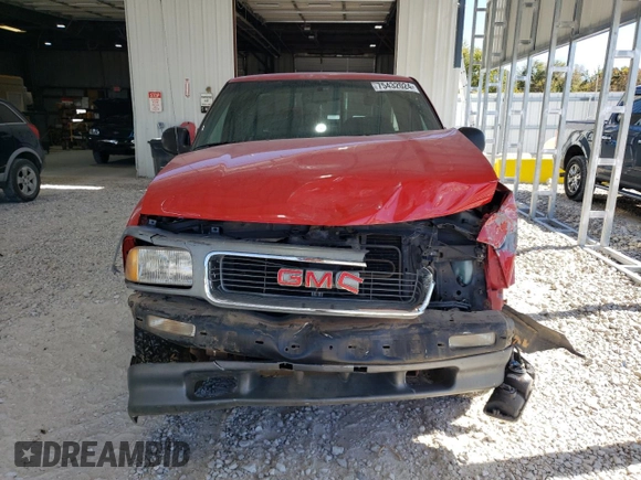 1996 GMC Sonoma SLS with VIN 1GTDT19W9T8510620, listed as a Copart auction lot 75432024 with 132,192 mi miles and Salvage Title. Bid and sale history available at carsss.com. Image 5.
