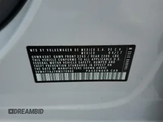 2017 Volkswagen Jetta GLI z VIN 3VW4T7AJ7HM370800, wystawiony jako Copart lot #54944255 z przebiegiem 115 572 mil mil oraz Szkoda całkowita • Salvage title. Historia ofert i sprzedaży dostępna na DreamBid. Obrazek 13.