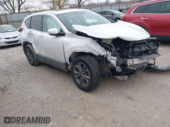 2021 Honda CR-V EX with VIN 5J6RW2H56MA004467, listed as a IAAI auction lot 41729020 with 39,732 mi miles. Bid and sale history available at carsss.com. Image 1.