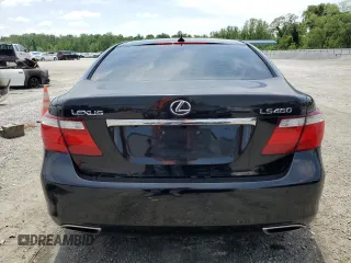 2008 Lexus LS 460 with VIN JTHBL46F385060578, listed as a Copart auction lot 55403235 with 321,933 mi miles and Salvage title. Bid and sale history available at DreamBid. Image 6.