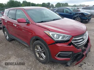 2017 Hyundai Santa Fe 2.4L with VIN 5XYZTDLB4HG477605, listed as a IAAI auction lot 42589496 with 88,306 mi miles and . Bid and sale history available at DreamBid. Image 1.