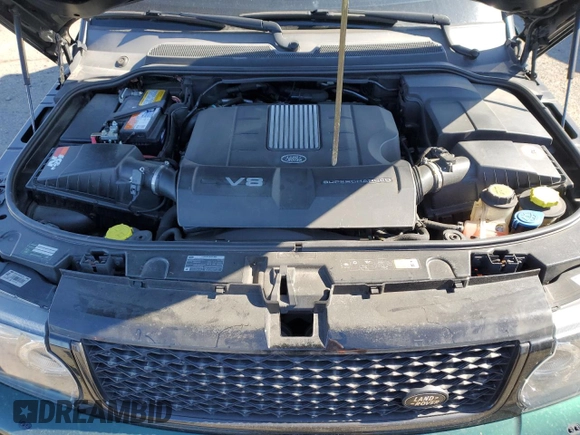 2012 Land Rover Range Rover Sport SC Autobiography with VIN SALSP2E45CA727525, listed as a Copart auction lot 45533335 with 0 mi miles and Salvage Title. Bid and sale history available at carsss.com. Image 12.