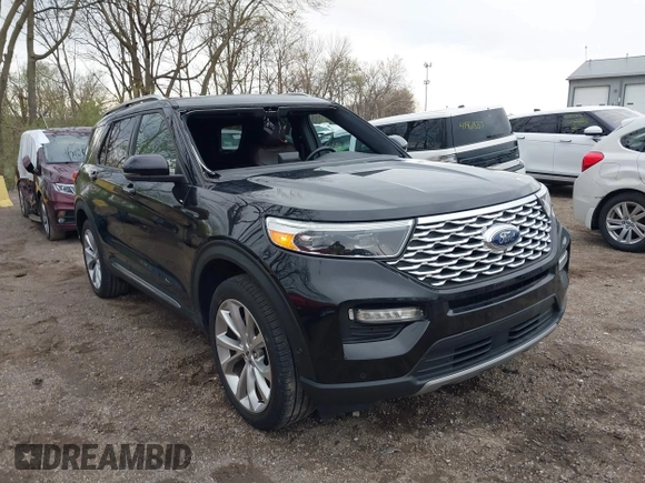 2022 Ford Explorer Platinum z VIN 1FM5K8HC6NGA72795, wystawiony jako IAAI lot #41955734 z przebiegiem 41 373 mil mil oraz . Historia ofert i sprzedaży dostępna na DreamBid. Obrazek 1.