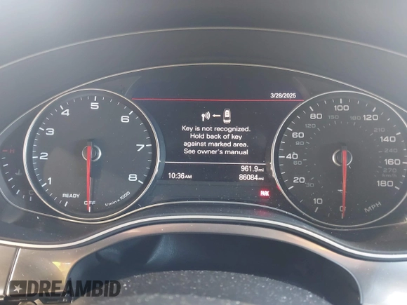 2016 Audi A7 3.0 Prestige with VIN WAU2GAFC5GN197012, listed as a IAAI auction lot 41908607 with 86,084 mi miles. Bid and sale history available at carsss.com. Image 7.