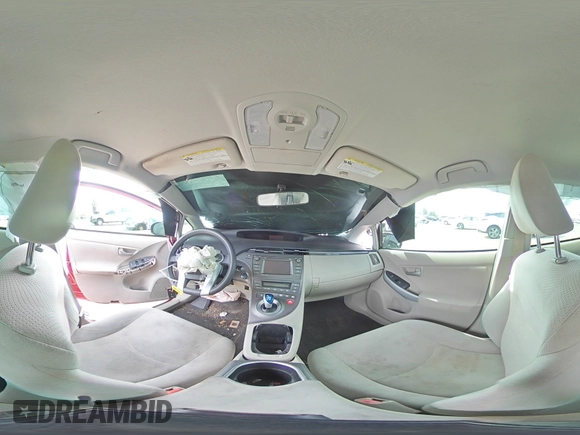 2014 Toyota Prius Four with VIN JTDKN3DU2E1771215, listed as a Copart auction lot 44829145 with Not Provided miles and Salvage Title. Bid and sale history available at DreamBid. Image 12.