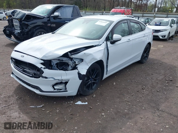 2020 Ford Fusion SE with VIN 3FA6P0HD0LR143408, listed as a IAAI auction lot 41854955 with 53,331 mi miles. Bid and sale history available at carsss.com. Image 17.