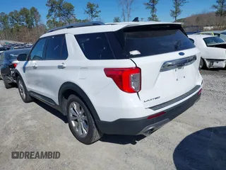 2024 Ford Explorer Limited with VIN 1FMSK7FH2RGA29640, listed as a IAAI auction lot 41573425 with 37,364 mi miles. Bid and sale history available at carsss.com. Image 3.