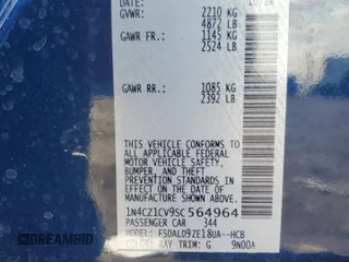 2025 Nissan LEAF SV Plus with VIN 1N4CZ1CV9SC564964, listed as a Copart auction lot 46302065 with 1,994 mi miles and Salvage Title. Bid and sale history available at carsss.com. Image 13.