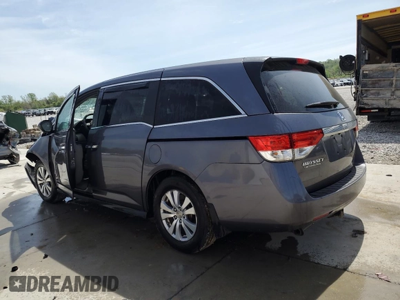 2015 Honda Odyssey EX-L z VIN 5FNRL5H69FB066576, wystawiony jako Copart lot #53834915 z przebiegiem 145 113 mil mil oraz Szkoda całkowita • Salvage title. Historia ofert i sprzedaży dostępna na DreamBid. Obrazek 2.