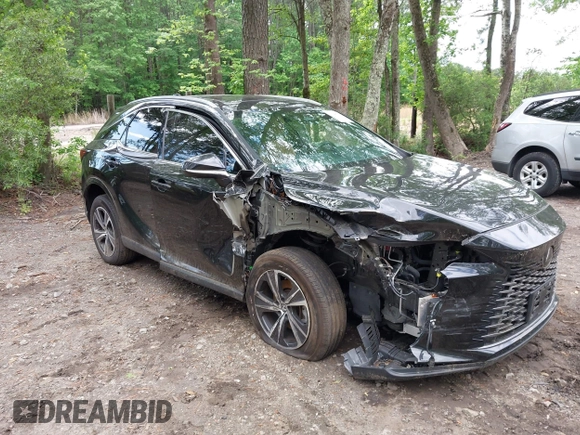 2024 Lexus RX 350 with VIN 2T2BAMCAXRC038674, listed as a IAAI auction lot 42145782 with 38,483 mi miles and . Bid and sale history available at DreamBid. Image 1.