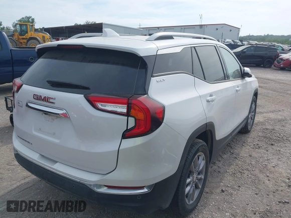 2024 GMC Terrain SLT with VIN 3GKALPEG4RL127638, listed as a IAAI auction lot 42055404 with 12,511 mi miles and . Bid and sale history available at DreamBid. Image 4.