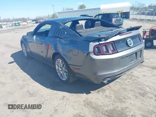2014 Ford Mustang GT with VIN 1ZVBP8CF1E5206700, listed as a IAAI auction lot 41591289 with 118,769 mi miles and . Bid and sale history available at DreamBid. Image 3.