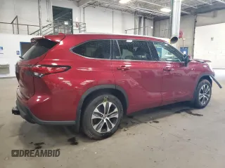 2021 Toyota Highlander XLE with VIN 5TDGZRBHXMS546223, listed as a Copart auction lot 57994635 with 69,413 mi miles and Salvage title. Bid and sale history available at DreamBid. Image 3.