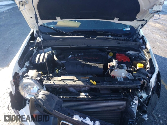 2020 Jeep Renegade Sport with VIN ZACNJBAB3LPK96545, listed as a Copart auction lot 87240914 with 60,586 mi miles and Salvage title. Bid and sale history available at DreamBid. Image 12.