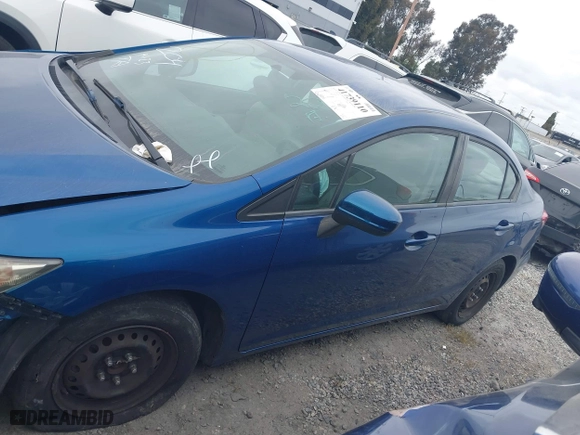 2015 Honda Civic Sedan LX with VIN 19XFB2F5XFE220989, listed as a IAAI auction lot 41739110 with 116,406 mi miles. Bid and sale history available at carsss.com. Image 15.