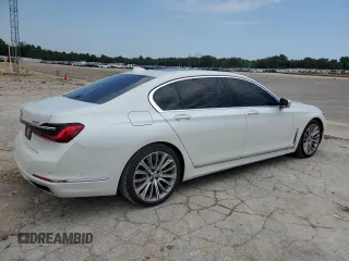 2020 BMW 7 Series 750i xDrive with VIN WBA7U2C06LGM26634, listed as a Copart auction lot 59951453 with 0 mi miles. Bid and sale history available at carsss.com. Image 3.