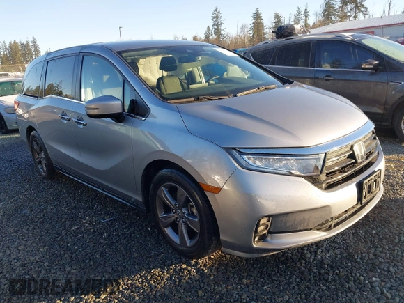 2022 Honda Odyssey EX with VIN 5FNRL6H59NB009449, listed as a IAAI auction lot 41383400 with 28,181 mi miles and . Bid and sale history available at DreamBid. Image 1.