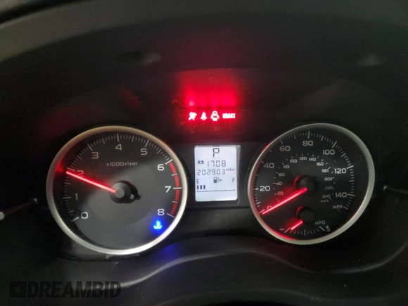 2014 Subaru Forester 2.5i with VIN JF2SJAACXEH466730, listed as a Copart auction lot 56211255 with 202,903 mi miles and Non Repairable. Bid and sale history available at DreamBid. Image 9.
