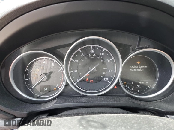 2018 Mazda CX-5 Grand Touring with VIN JM3KFBDM8J0474819, listed as a Copart auction lot 48580545 with 76,917 mi miles and Salvage Title. Bid and sale history available at DreamBid. Image 9.