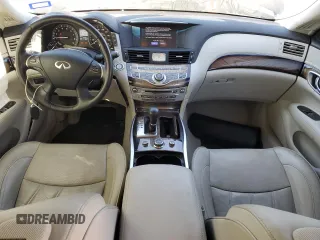 2018 Infiniti Q70 Luxe with VIN JN1BY1PP1JM330463, listed as a Copart auction lot 82692854 with 66,300 mi miles and Salvage title. Bid and sale history available at DreamBid. Image 8.
