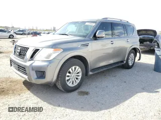2017 Nissan Armada SL with VIN JN8AY2ND9H9006380, listed as a Copart auction lot 51239845 with 172,647 mi miles and Salvage Title. Bid and sale history available at carsss.com. Image 1.