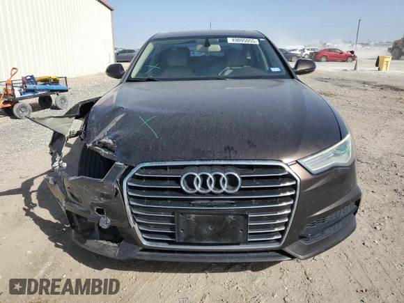 2017 Audi A6 Premium Plus with VIN WAUD8AFCXHN127416, listed as a Copart auction lot 49095055 with 127,394 mi miles and Salvage Title. Bid and sale history available at carsss.com. Image 5.