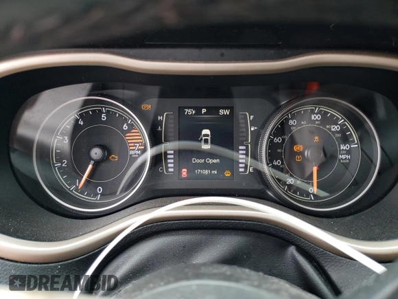 2017 Jeep Cherokee Latitude with VIN 1C4PJLCB6HW516284, listed as a Copart auction lot 51610205 with 171,081 mi miles and Salvage Title. Bid and sale history available at carsss.com. Image 9.