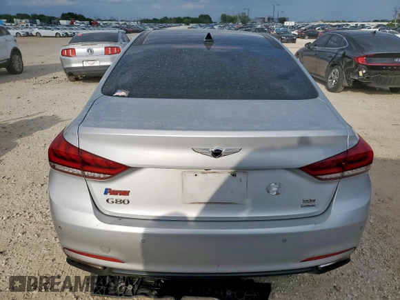 2017 Genesis G80 3.8L with VIN KMHGN4JE8HU191863, listed as a Copart auction lot 59396875 with 134,059 mi miles and Salvage title. Bid and sale history available at DreamBid. Image 6.