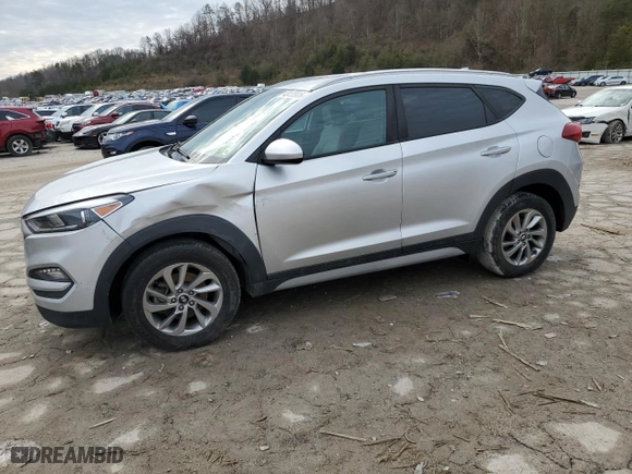2018 Hyundai Tucson SEL with VIN KM8J3CA42JU721568, listed as a Copart auction lot 43438935 with 106,581 mi miles and Salvage Title. Bid and sale history available at carsss.com. Image 1.