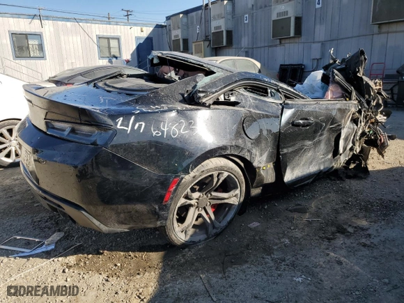 2017 Chevrolet Camaro 1SS with VIN 1G1FE1R79H0157810, listed as a Copart auction lot 46951505 with 0 mi miles and Salvage Title. Bid and sale history available at carsss.com. Image 3.