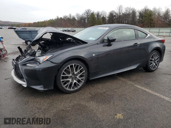 2017 Lexus RC with VIN JTHSM5BC9H5002859, listed as a Copart auction lot 82009264 with 71,464 mi miles and Salvage Title. Bid and sale history available at carsss.com. Image 1.