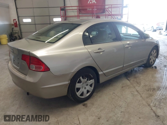 2006 Honda Civic LX z VIN 1HGFA16556L005459, wystawiony jako IAAI lot #41940768 z przebiegiem 178 595 mil mil oraz . Historia ofert i sprzedaży dostępna na DreamBid. Obrazek 4.