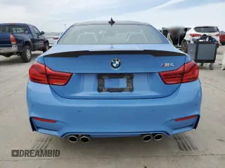 2018 BMW M4 z VIN WBS4Y9C5XJAC86825, wystawiony jako Copart lot #46914075 z przebiegiem 80 257 mil mil oraz Szkoda całkowita • Salvage title. Historia ofert i sprzedaży dostępna na DreamBid. Obrazek 6.