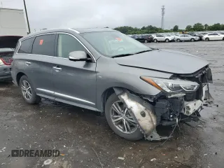 2019 Infiniti QX60 Luxe с VIN 5N1DL0MM3KC516341, выставлен на аукционе Copart как лот 61035605 с пробегом 134 644 миль миль и Чистый • Clean title. История ставок и продаж доступна на DreamBid. Изображение 4.
